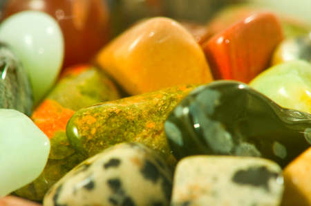 image of different colorful stones closeup