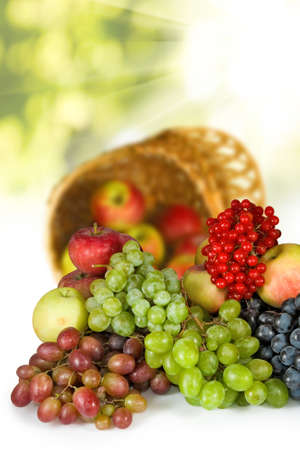 Isolated image of fruits closeup