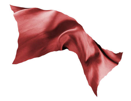 isolated image of fabric on white background close-up
