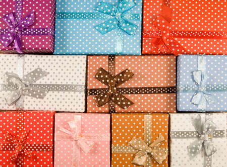 image of many gift boxes