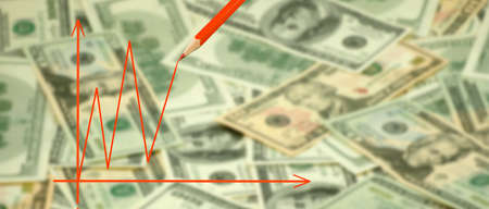 the graphic image of the crisis instability of the financial system against the background of the...