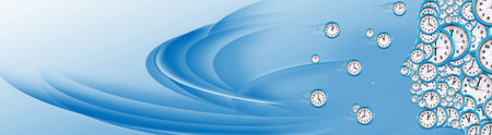 the contour of a human head with dials on an abstract background. Several dials are in front of the...