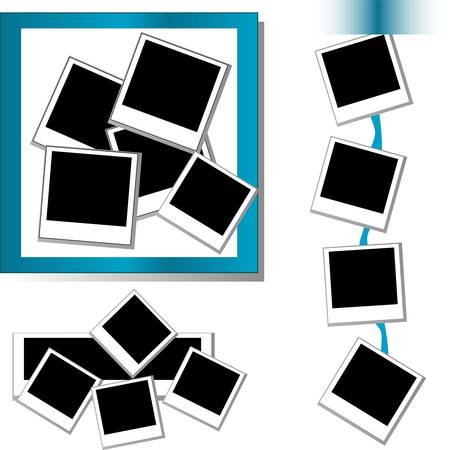 Photo frames setのイラスト素材