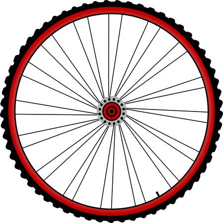 bicycle wheelsのイラスト素材