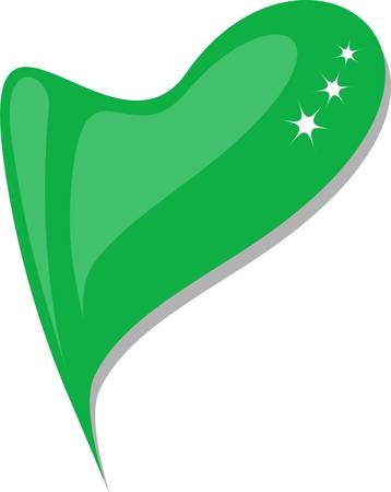 lebanon in heart. Icon of lebanon national flag.のイラスト素材