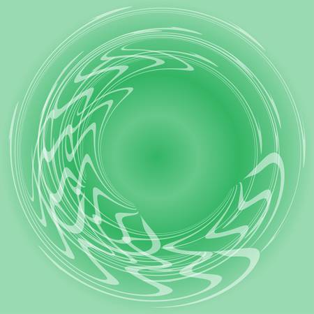 Shiny abstract color waves over green vector backgroundsのイラスト素材