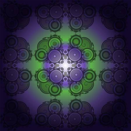 Drawing floral abstract backgroundのイラスト素材