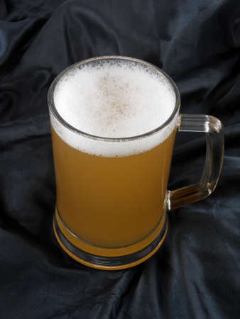 glass of light beer