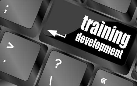 Education concept: computer keyboard with word Training developmentの写真素材