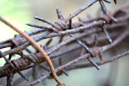 old metal wire mesh isolated on the black backgroundの写真素材