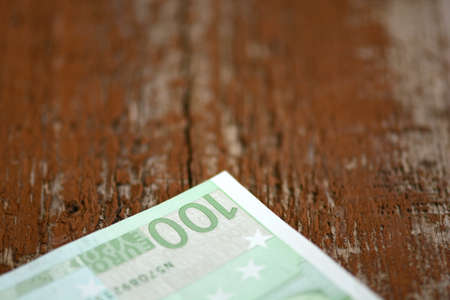 Close up macro detail of euro money banknotesの写真素材