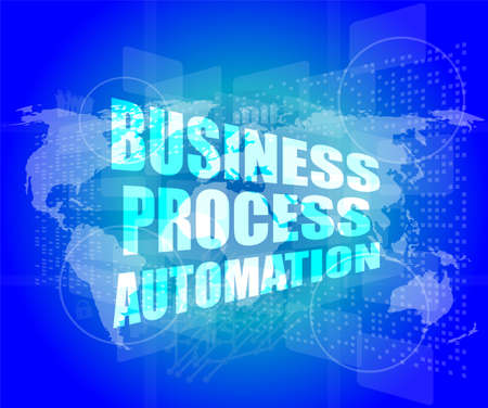 business process automation interface hi technologyの写真素材