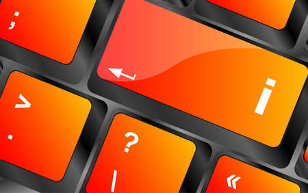 if or info word on computer pc keyboard keyの写真素材