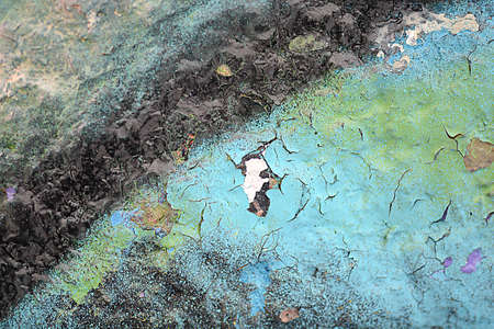 old paint wall