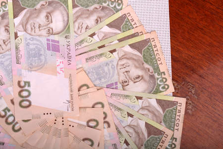 Background of the Ukrainian money hryvnia