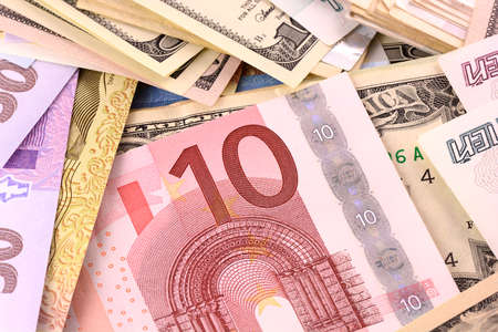 european moneyの写真素材