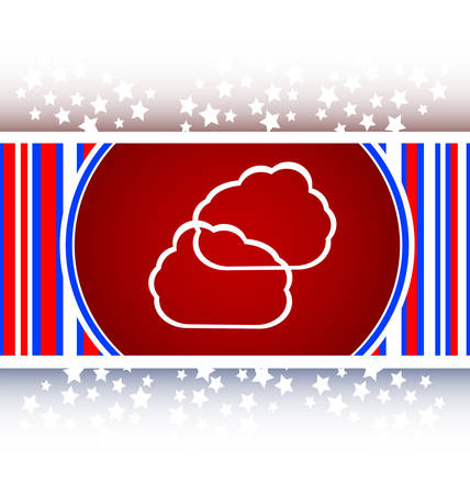 Cloud green icon buttonのイラスト素材