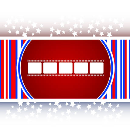 film strip icon glossy buttonのイラスト素材
