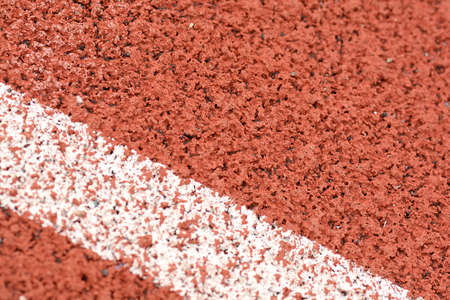 Close-up line on race track