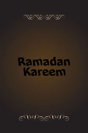 arabic calligraphy inscription ramadan kareemの写真素材