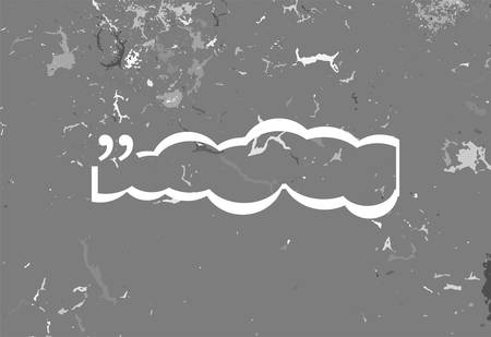 Vector Quotation Mark Speech Bubble. vector quote sign iconのイラスト素材