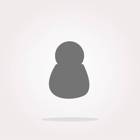 Keyhole Icon Vector.のイラスト素材