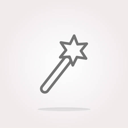 vector Icon magic wand, web button isolated on whiteのイラスト素材
