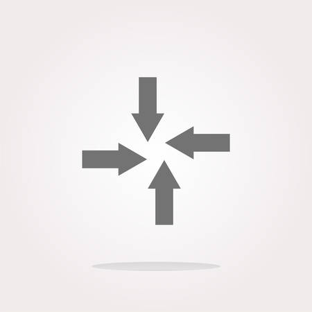 vector arrow set on web icon (button)のイラスト素材