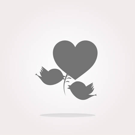 vector Bird family web icons, web app button. vector icon. vector buttonのイラスト素材