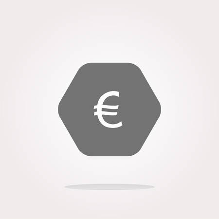 web icon on cloud with euro eur money sign . Vector illustrationのイラスト素材