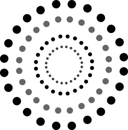 Abstract dotted vector background. Halftone effectのイラスト素材
