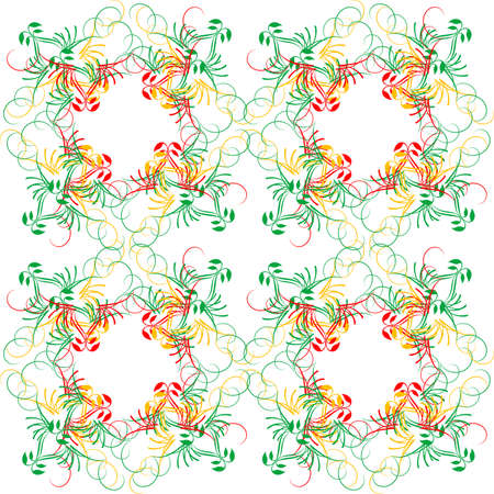 Decoration vintage element. Floral style.