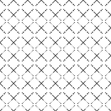 seamless pattern. Modern stylish texture. Repeating geometric tiles with dotted rhombusの写真素材