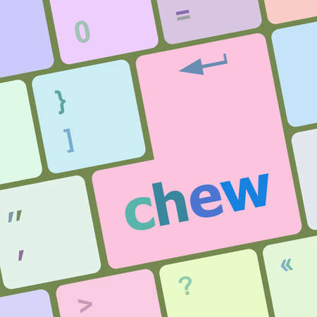 chew button on computer pc keyboard keyの写真素材