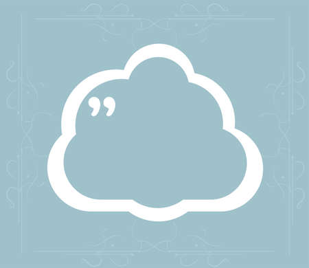 Quote blank template. Empty template. Circle business card template, paper sheet, information, text. Print design.の写真素材