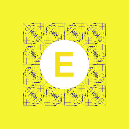 Flourishes calligraphic monogram emblem template. Luxury elegant frame ornament line logo designの写真素材