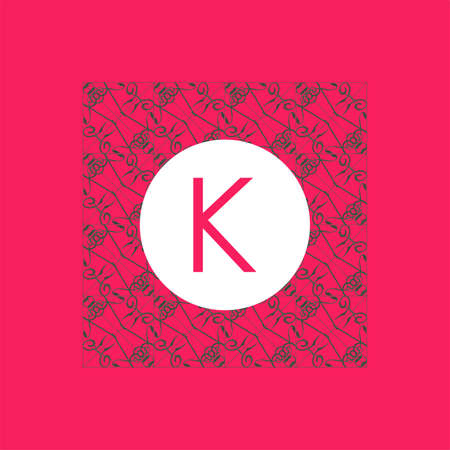 Flourishes calligraphic monogram emblem template. Luxury elegant frame ornament line logo designの写真素材