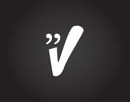 Quotation Mark Speech Bubble. Quote sign icon. Abstract background.の写真素材