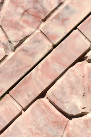 Abstract weathered texture stained old stucco light gray and aged paint white brick wall background...
