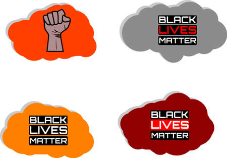 Black Lives Matter, I Can't Breathe. Protest Banner about Human Right of Black People in US. Black Lives Matter. America.の写真素材