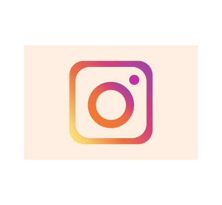Instagram logo. Instagram is online service for online users. Share videos and pictures on social networking platforms. Instagram app . Kharkiv, Ukraine - June 15, 2020のeditorial素材