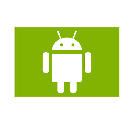 Android logo. Android the operating system for smart phones, tablet and mobile platforms. Android app . Kharkiv, Ukraine - June 15, 2020のeditorial素材