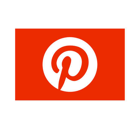 Pinterest logo. Pinterest is a web and mobile application that operates a photo sharing website....