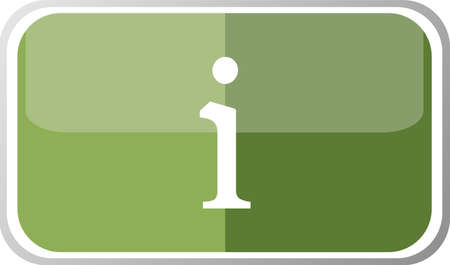Info web button information symbol sign, info symbol . Letter I web button sybmol designの写真素材