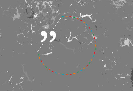 Quotation Mark Speech Bubble. Quote sign icon. Abstract background.