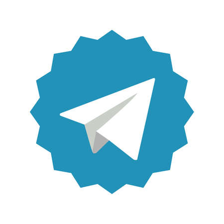 Telegram application icon. Telegram is an online social media network. Social media app . Kharkiv,...