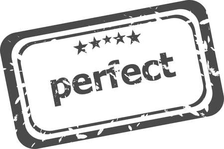 perfect grunge rubber stamp isolated on white backgroundの写真素材