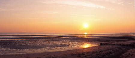 The Last Light of Eastesrnの写真素材