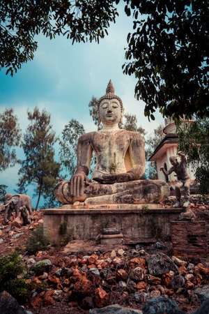 The Ancient Buddha Statueの写真素材