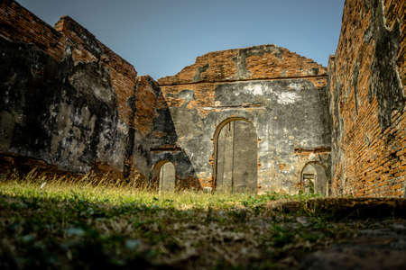 The HDR of Ruined Churchの写真素材